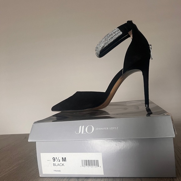 JLO Black Suede Pumps - Picture 4 of 4